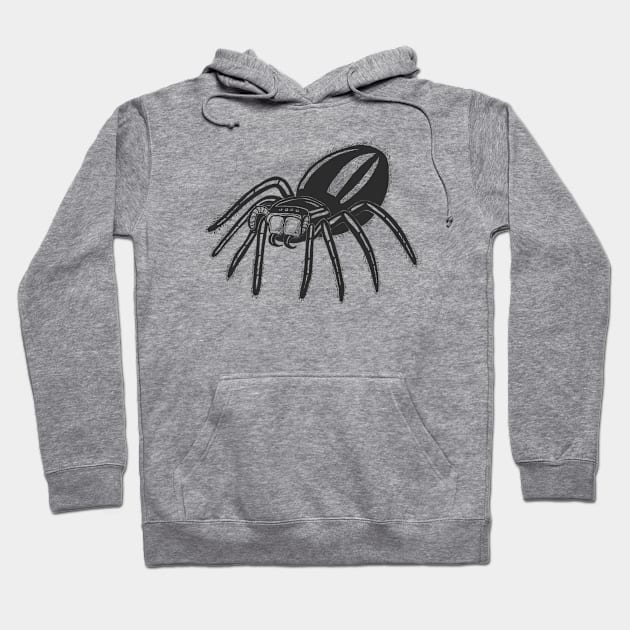 Funnel Spider (large) Hoodie by j__face